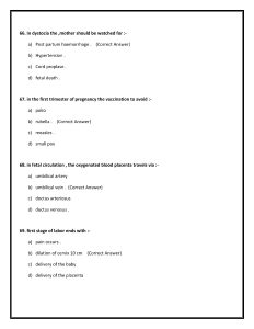نمونه سوالات پرومتریک پرستاری (6)